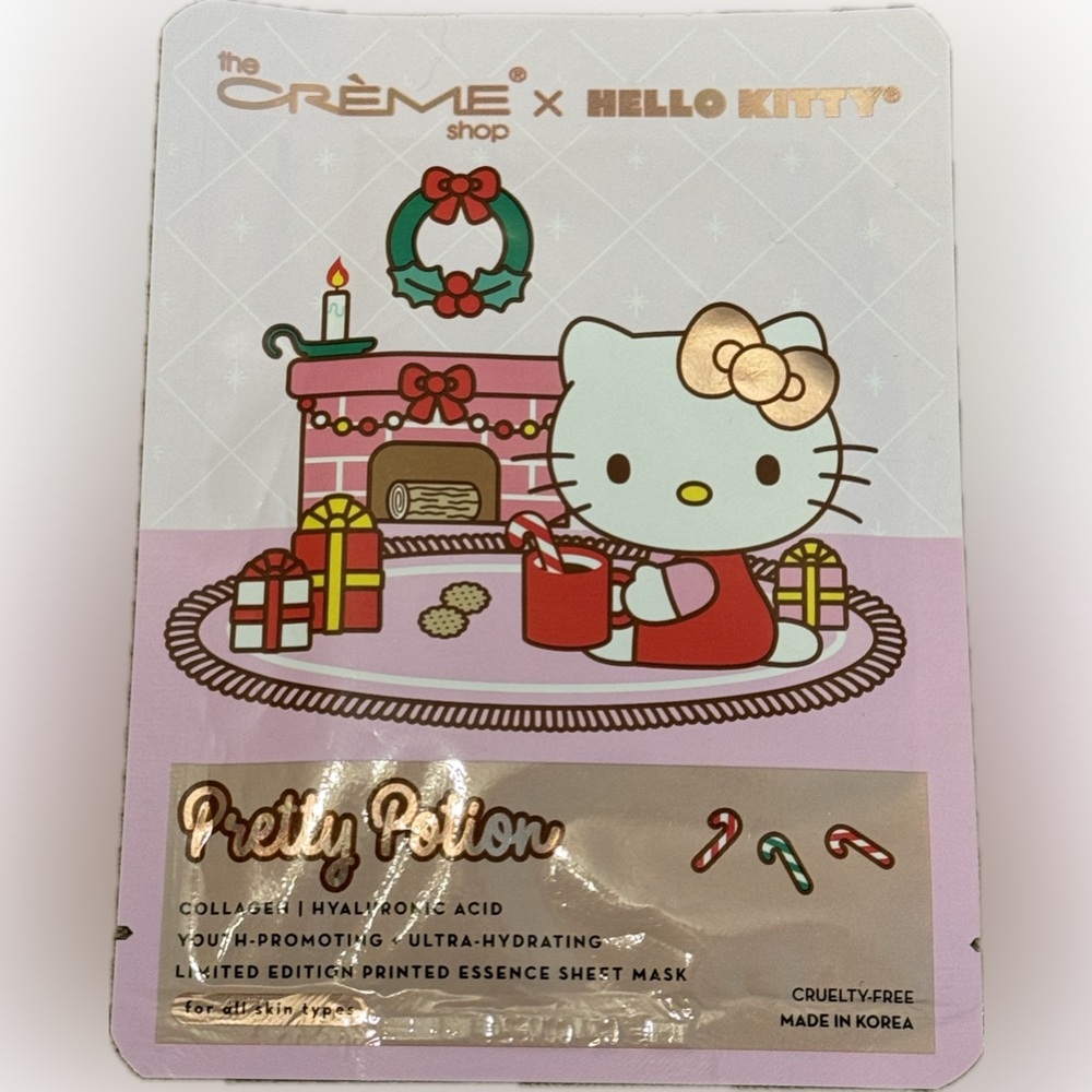 Brand New Product The CRÈME Shop X Hello Kitty  Sheet Mask  A Must Have & Grab